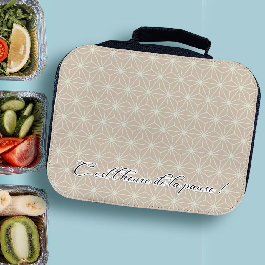 Lunch box isotherme adulte beige