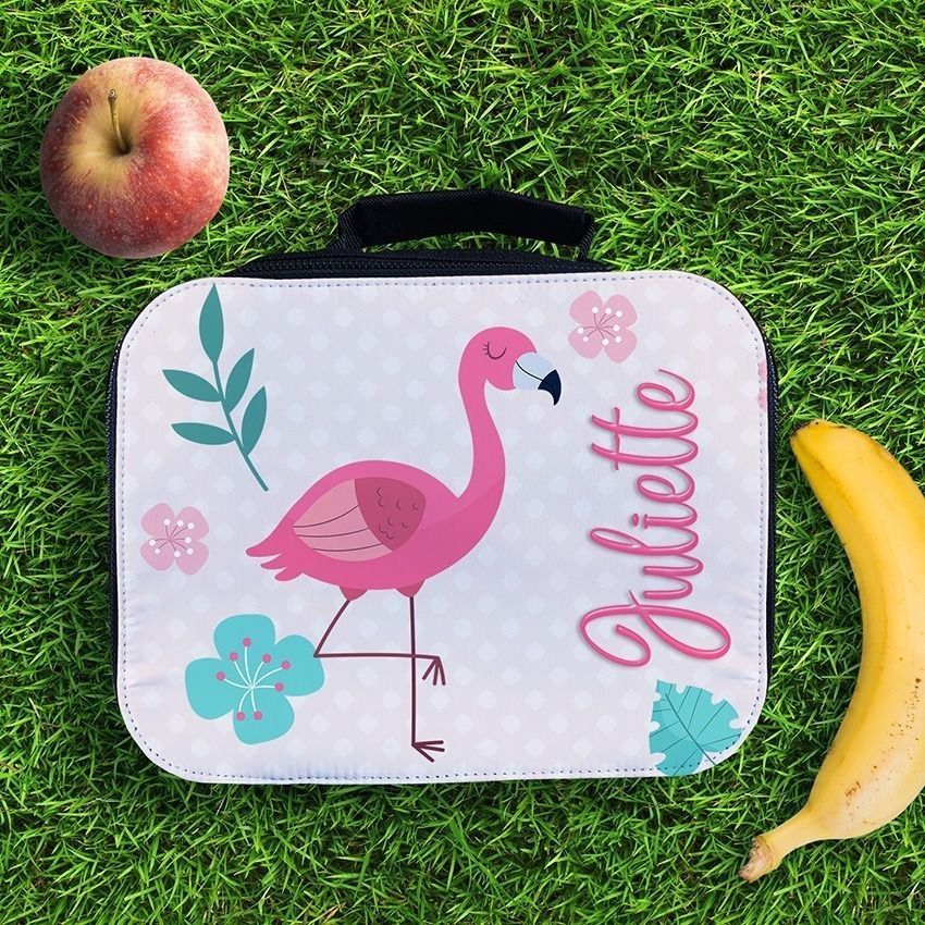 Lunch box isotherme personnalisée Flamant rose