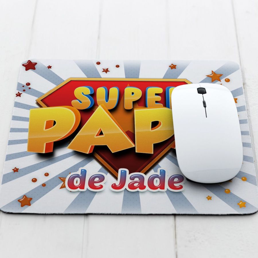 Tapis de souris personnalisé Super Papa