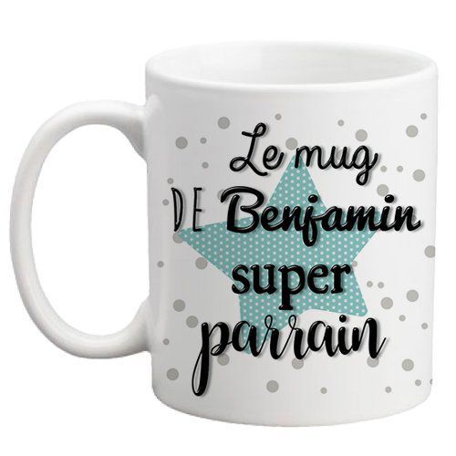 Mug personnalisable Cadeau pour Super parrain !