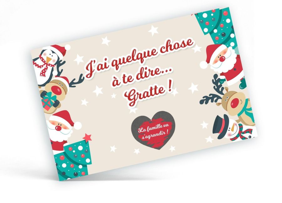 Cadeau Noël Chouette Nounou - Bracelet Porte-Bonheur et Carte de