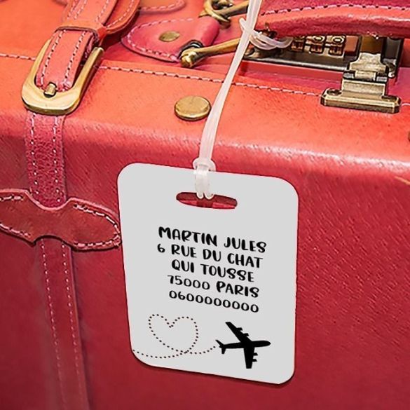 Étiquette Bagage Silicone Corgi TTOA - 12x8cm, Mignonne Et Personnalisable, Cadeau Pour Les Amoureux Des Chiens