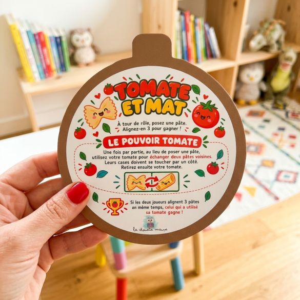 Tomate et Mat – Le jeu de morpion gourmand et amusant