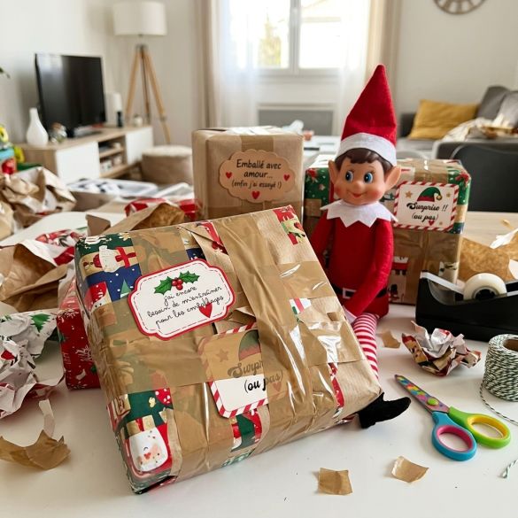 Bêtise Lutin Farceur – Mission Emballage avec Stickers