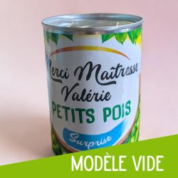 Boîte de conserve surprise personnalisée – Cadeau original