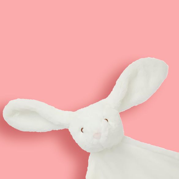 Couverture Bébé Personnalisée Avec Prénom Brodé – 80x110 Cm – Velours Doux – Blanc – Cadeau Naissance