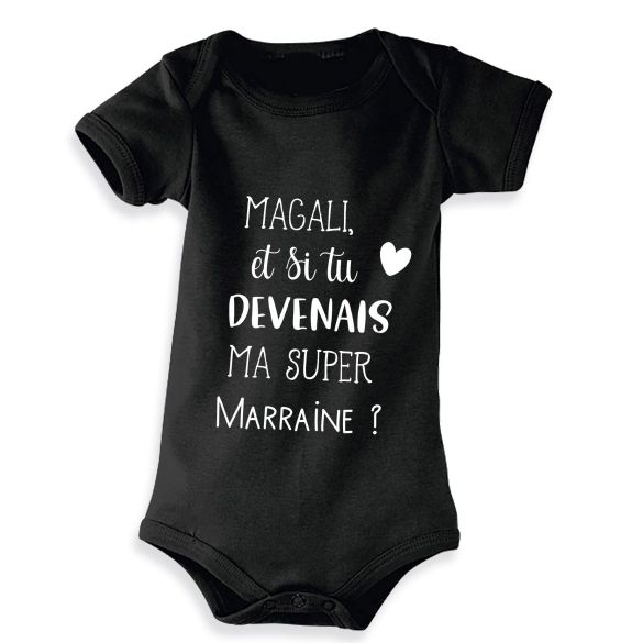 Marcel et Maurice  Body bébé personnalisable
