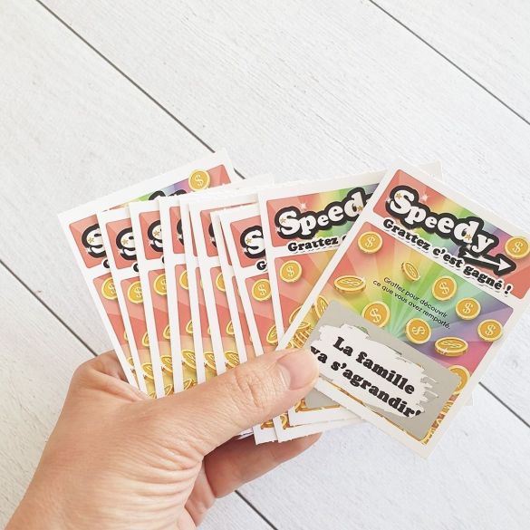 Lot De 10 Tickets Dorés à Gratter Personnalisables - Avec Enveloppes, Pour Cadeau D'anniversaire, Fête, Surprise