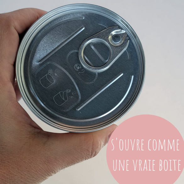 Boîte surprise de conserve de Pâques personnalisée avec chocolats