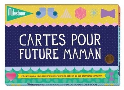 30 cartes Pour future maman Milestone