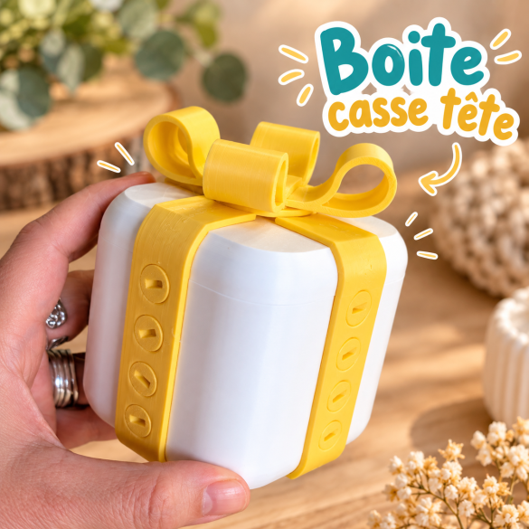 Boîte casse-tête infernale– Cadeau original à ouvrir