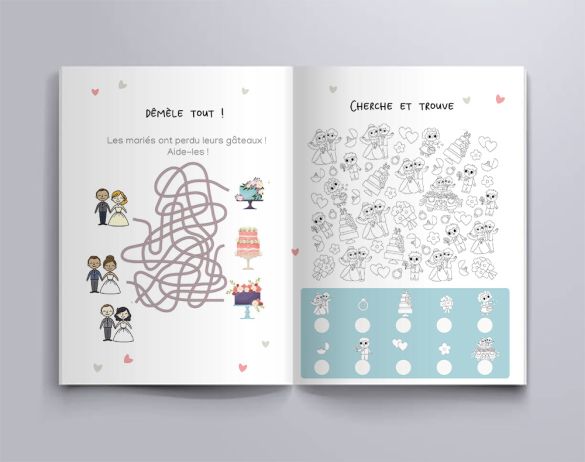 ***A IMPRIMER*** Livret de jeux et activités pour enfants , Mariage