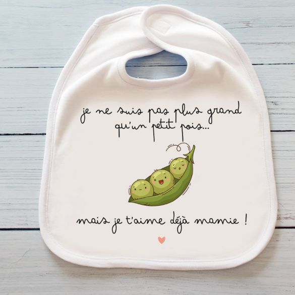 Boîte Surprise Petit Pois – Annonce Grossesse Personnalisée avec Bavoir