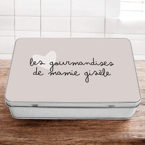 Boîte à biscuits |chocolats |Thé | bonbons personnalisée