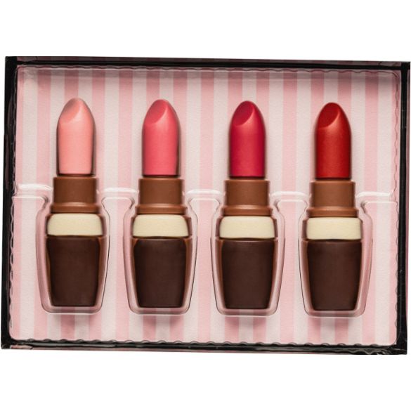 Coffret chocolat rouges à lèvres avec emballage personnalisé ***edition NOEL***