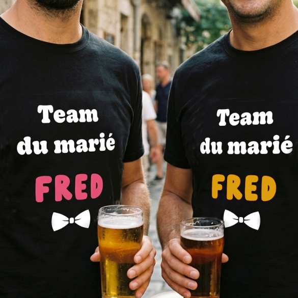 Tshirt EVG personnalisé Noeud Papillon