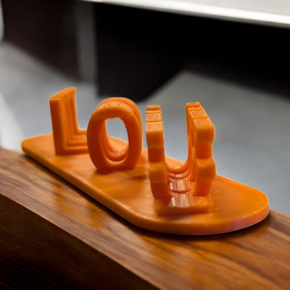 Illusion 3 D avec 2 mots ou prénoms - Cadeau St Valentin, Fête des mamies, papys, mamans, cadeau nounou ou maîtresse
