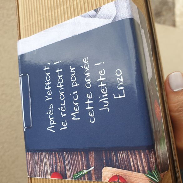 Coffret apéro Ensoleillé personnalisé - produits artisanaux