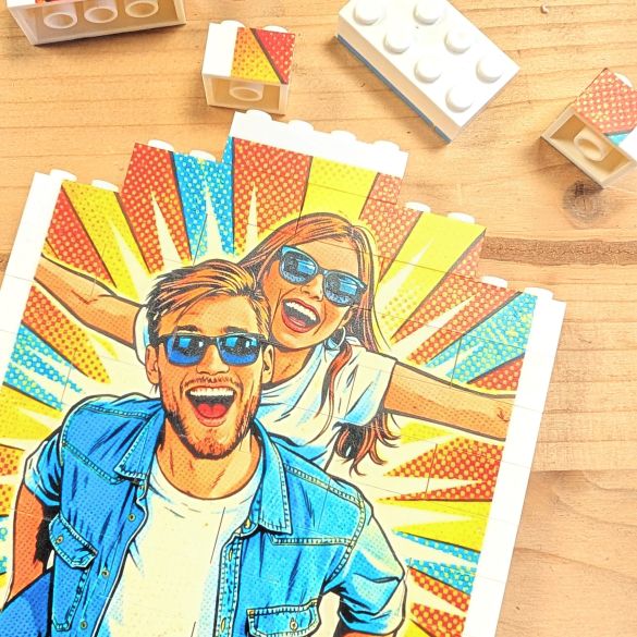 Cadre lego  Couple Pop part