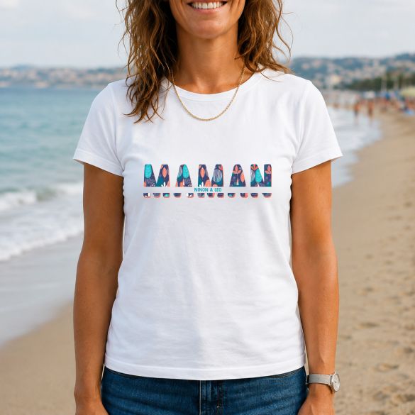 Tshirt personnalisé Maman Summer