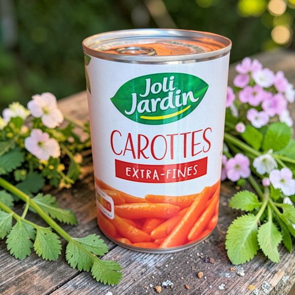 Boîte surprise  VIDE au format conserve de carottes , idéale pour offrir un cadeau original et créer un effet surprise unique.