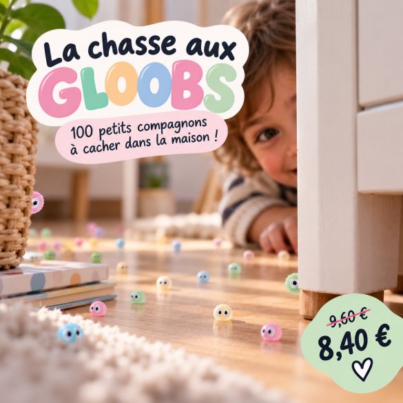 Kit de chasse aux 100 Gloobs (alternative au jeu des 100 canards) - Jeu du lutin farceur