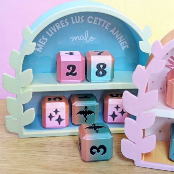 Compteur de livres lus personnalisé