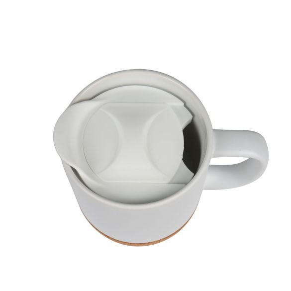 Mug et sa base en liège Bref. pour maîtresse