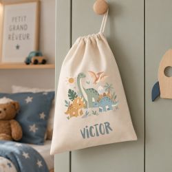 Pochon personnalisable Dinosaure