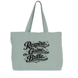 Totebag XXL - Pilate - Respire, Gaine, Brille