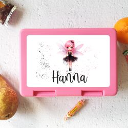 Boîte à goûter personnalisée fée