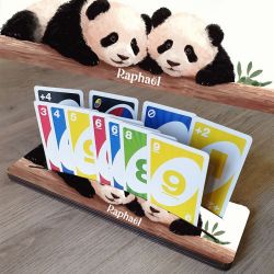 Support "Stop galère" pour cartes à jouer - Pandas
