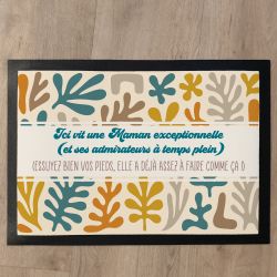 Tapis personnalisé Fête des mères
