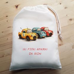 Pochon personnalisable Voitures