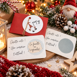 Mini pochette surprise Noël pour annonce de grossesse !