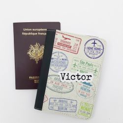 Protège passeport personnalisable Visa