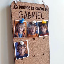 Pancarte personnalisée  pour photos de classe  /  photos d'identité