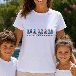 Tshirt personnalisé Maman Summer