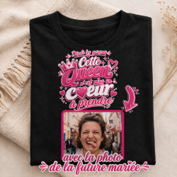 Tshirt EVJF personnalisé avec photo