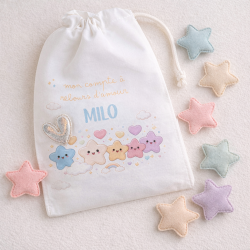 Les Étoiles des Retrouvailles – Pochon personnalisé avec rituel affectif