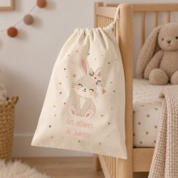 Pochon personnalisable Lapine