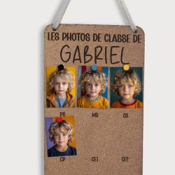 Pancarte personnalisée  pour photos de classe  /  photos d'identité