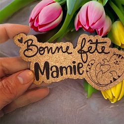 Cuillère Gravée Pour Grand-mère - En Acier Inoxydable 304, Message 'Je T'aime Ma Super Mamie', Coffret Cadeau