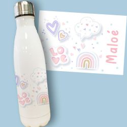 Gourde ou bouteille personnalisée pour enfant Love