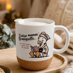 Mug liège Maman Oie Laissez Maman tranquille
