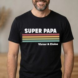Tshirt personnalisé Papa Comblé