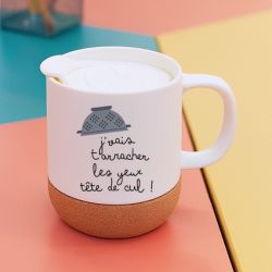 Mug et sa base en liège
