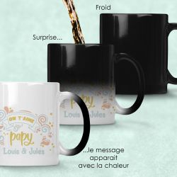 Mug magique personnalisable Papy