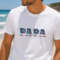Tshirt personnalisé Papa Summer