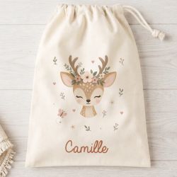 Pochon personnalisable Cerf